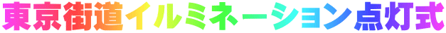 東京街道イルミネーション点灯式
